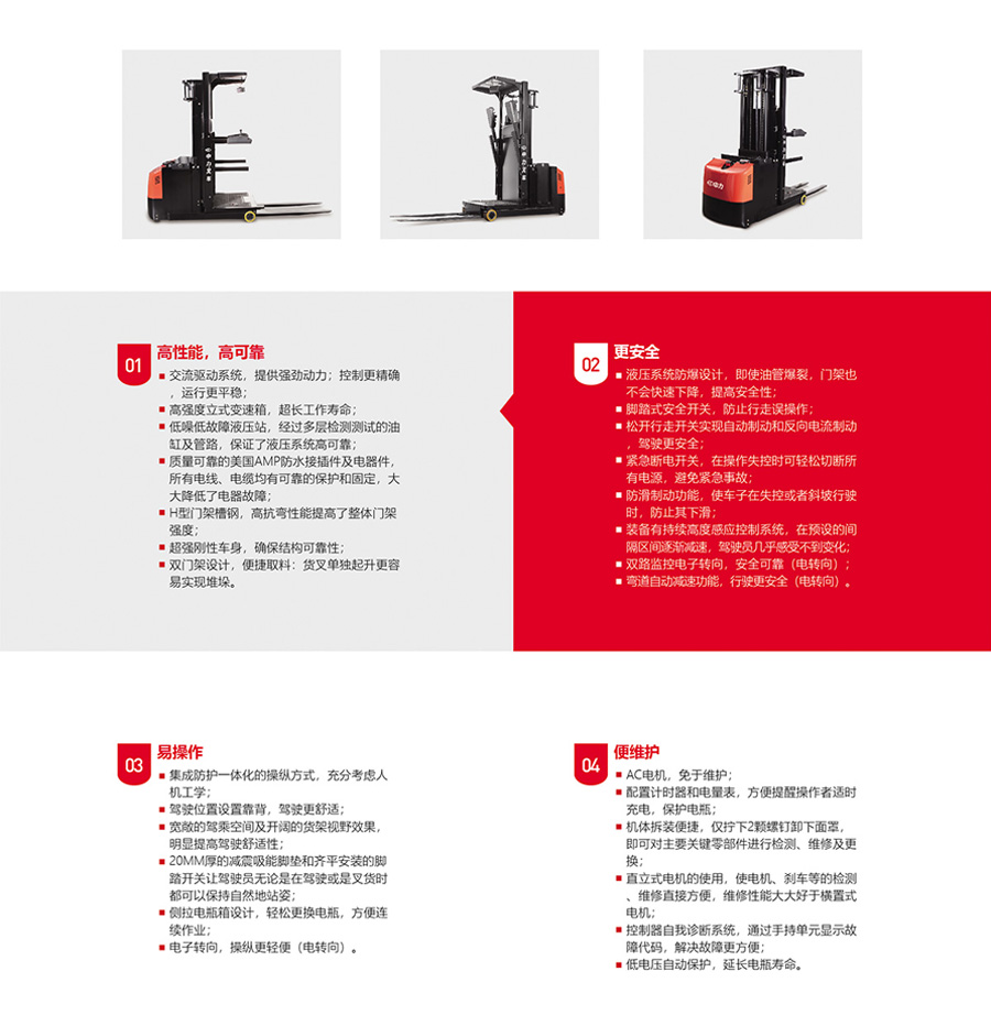 中力1吨中位拣选车JX2-4