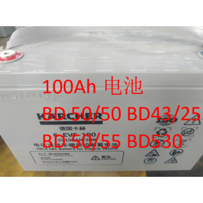 卡赫定制免维护电瓶6-EVF-100