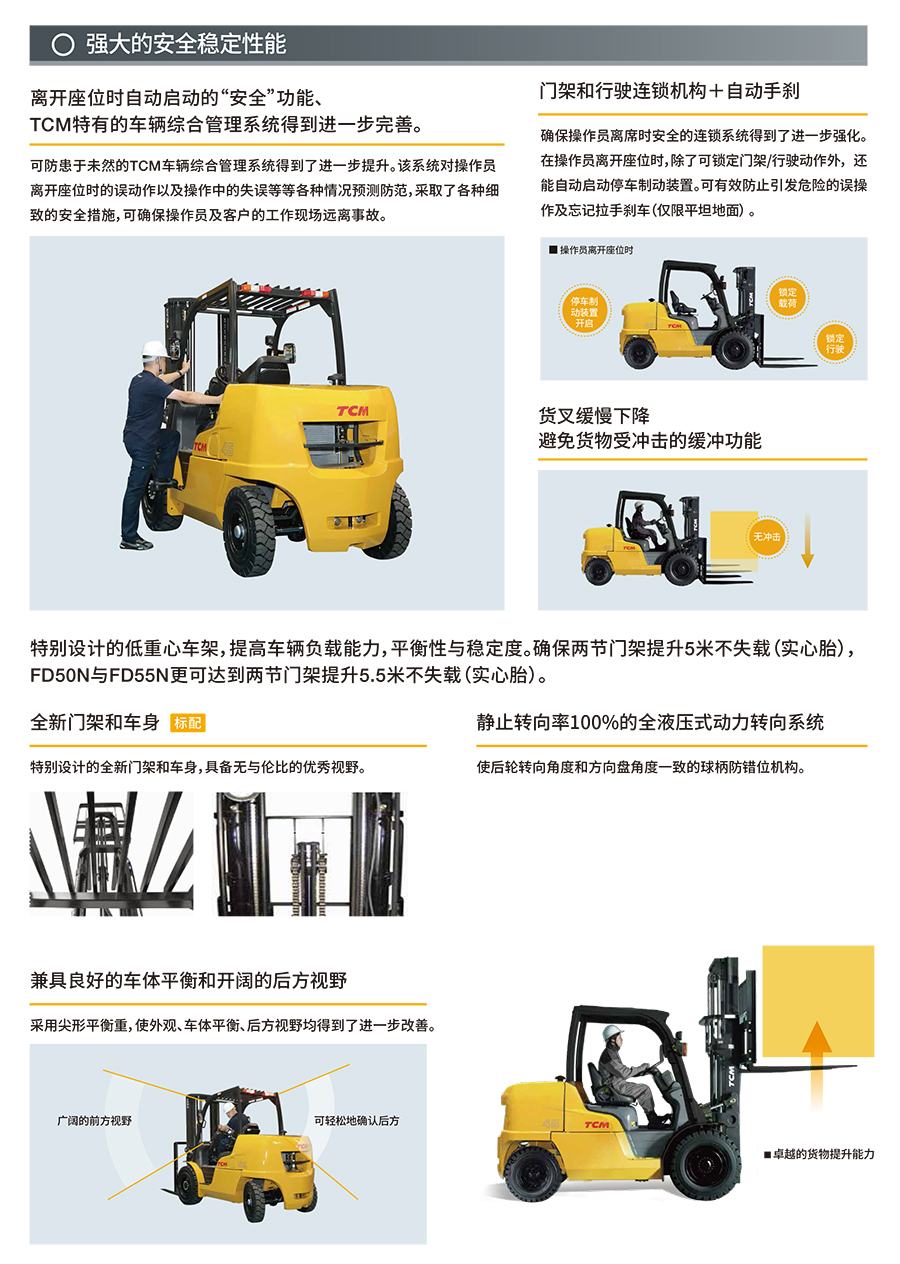 5吨TCM柴油叉车FD50N4T