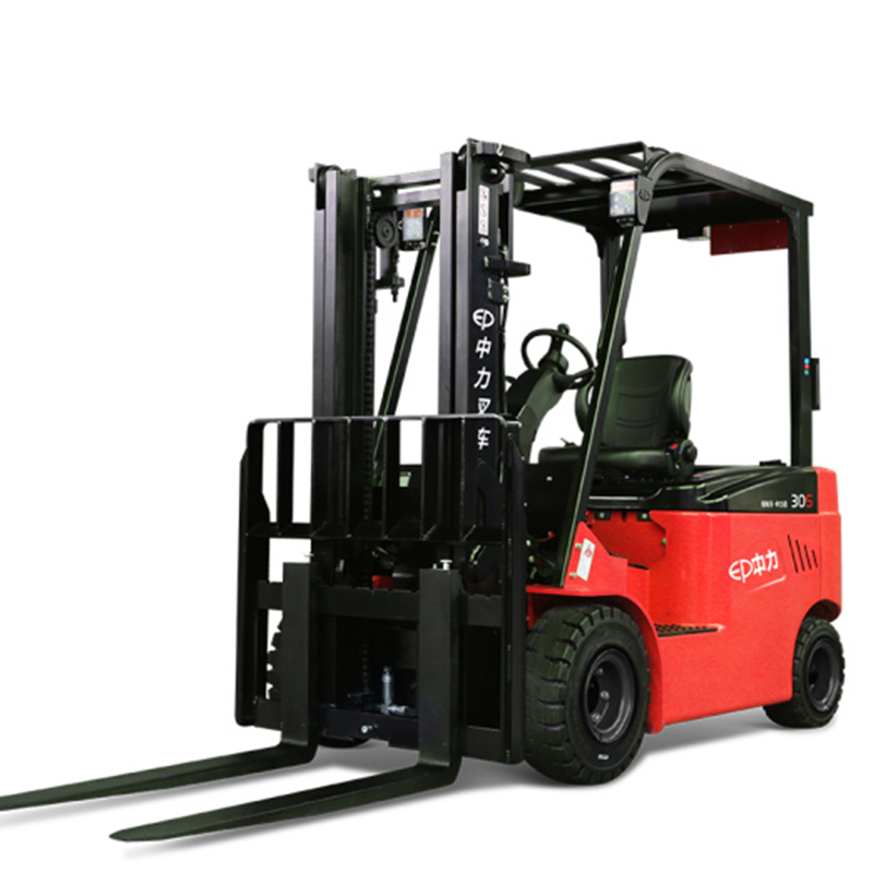 二手3吨中力牌锂电池平衡重叉车CPD30L1S