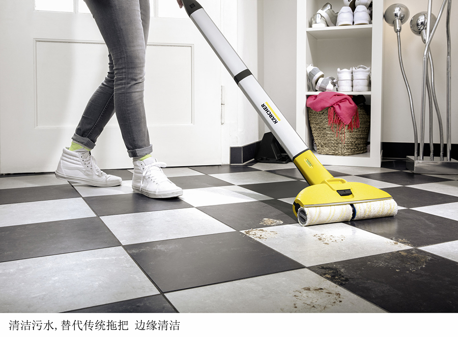 卡赫无线自清洁擦地机 地面清洁机 FC 3 CORDLESS