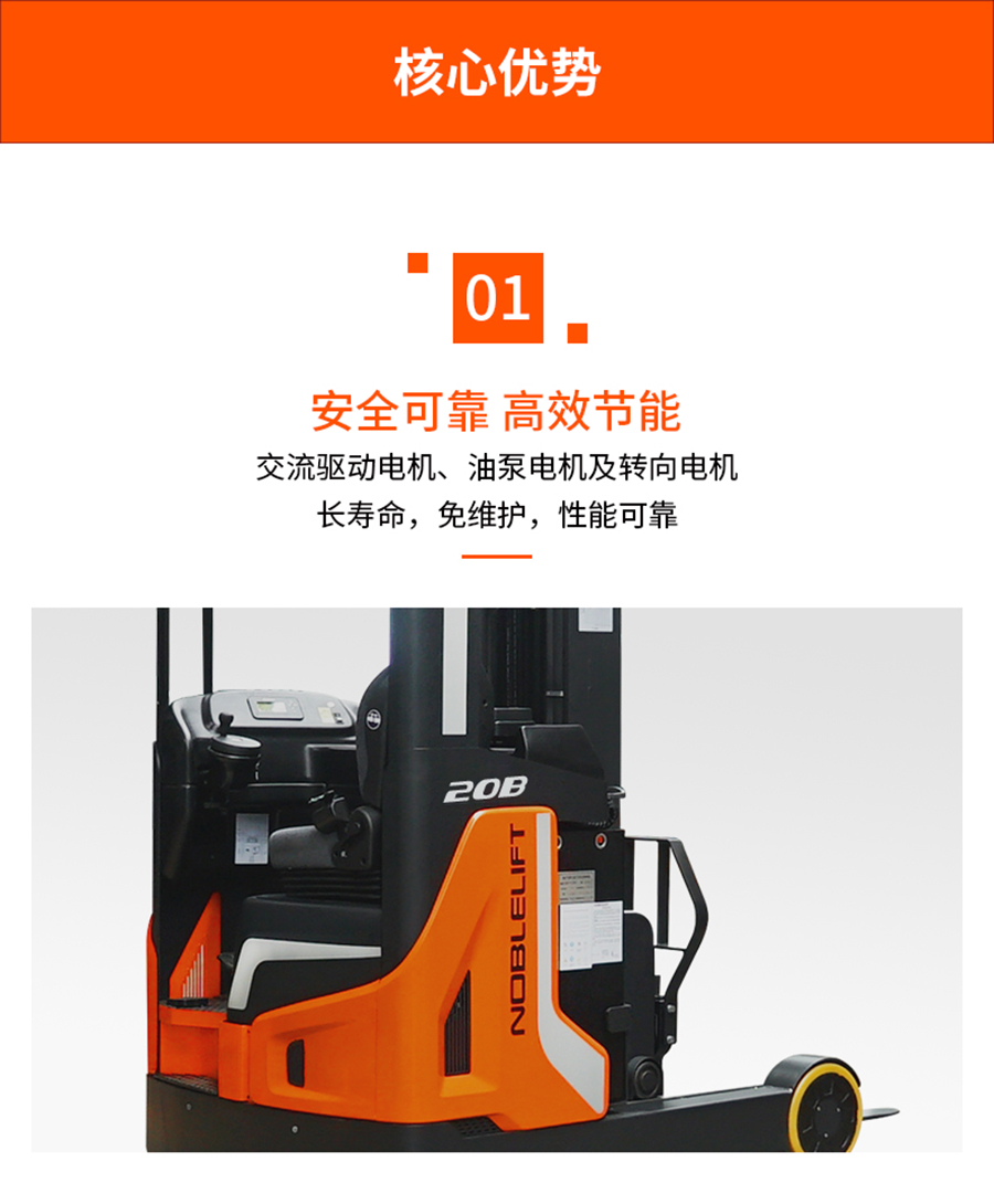2吨诺力前移式叉车RT20B