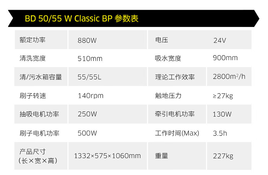二手卡赫 自走型手推式洗地机BD 50/55 W Classic Bp