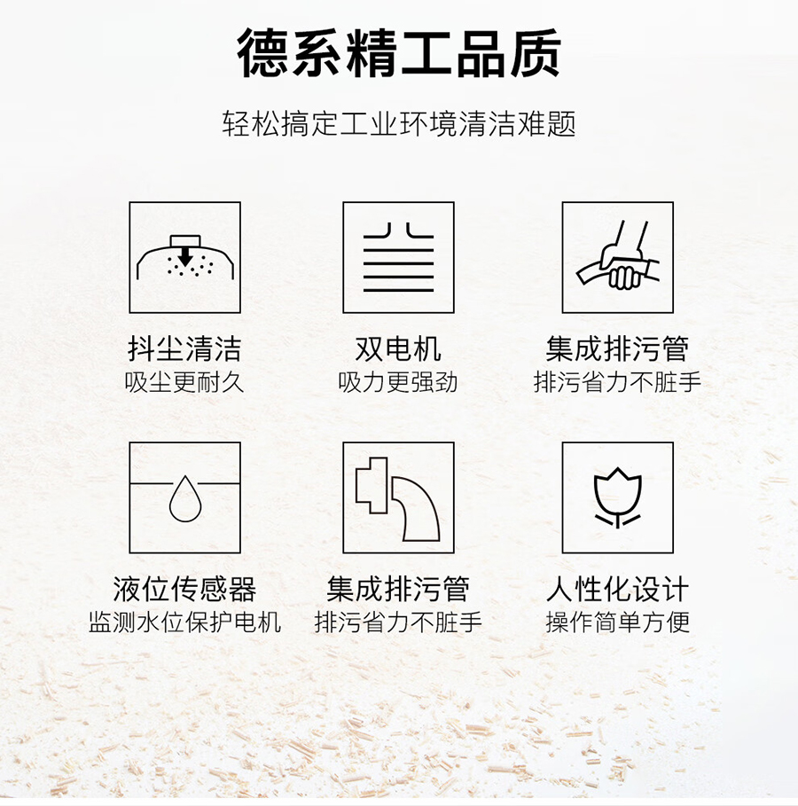 卡赫 半自动抖尘干湿两用吸尘器NT 65/2 Eco