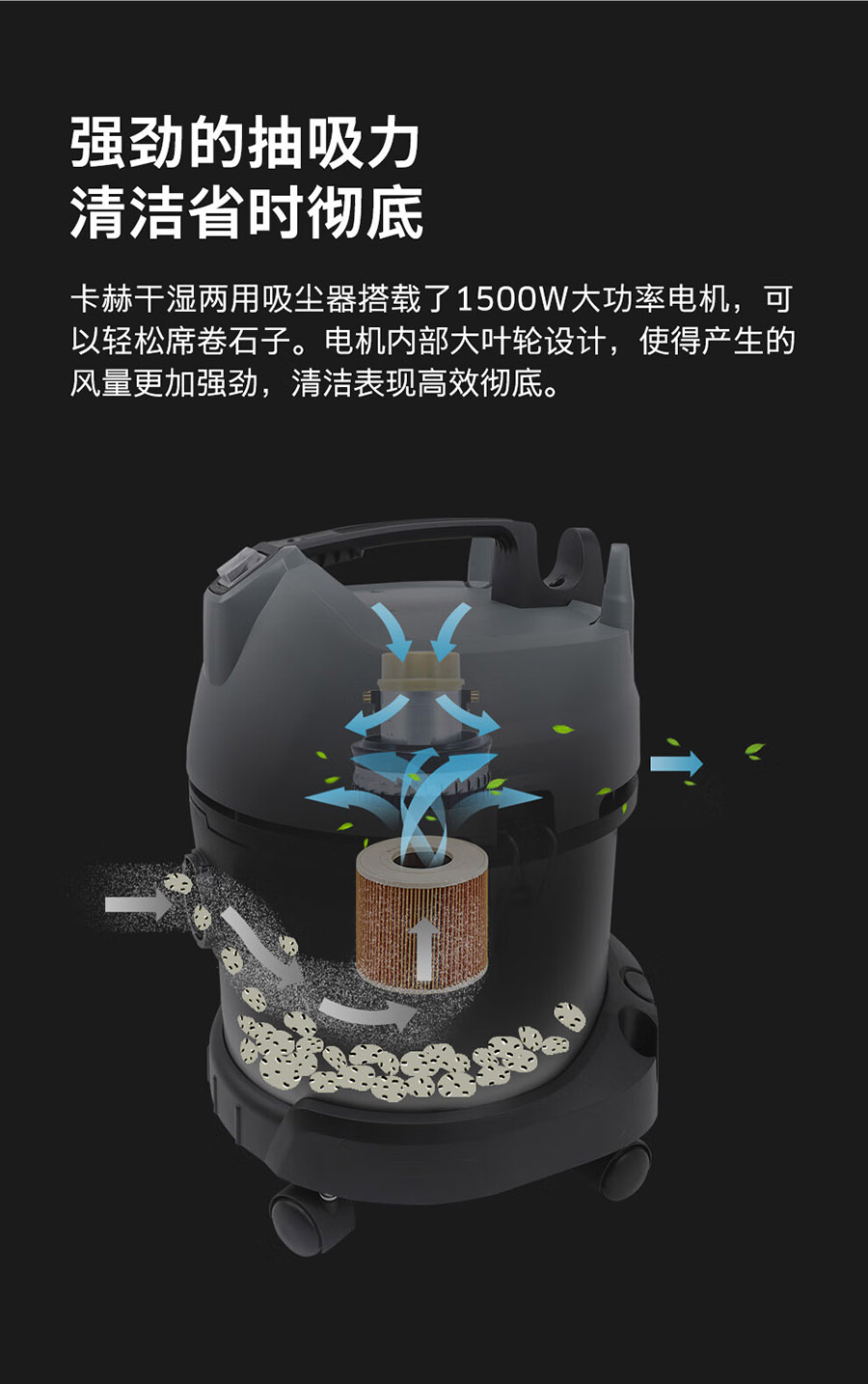 卡赫 紧凑型干湿两用吸尘器NT 30/1 Me Classic