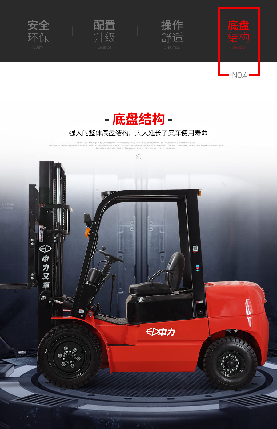 3吨中力牌柴油叉车CPC(D)30T3
