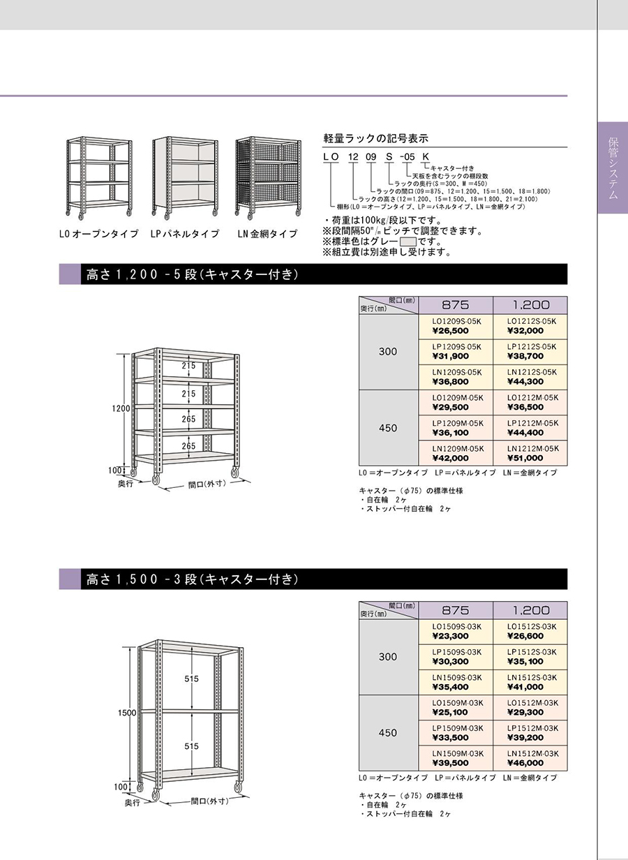 中量型隔板式货架 高度1200mm 五层隔板  带轮