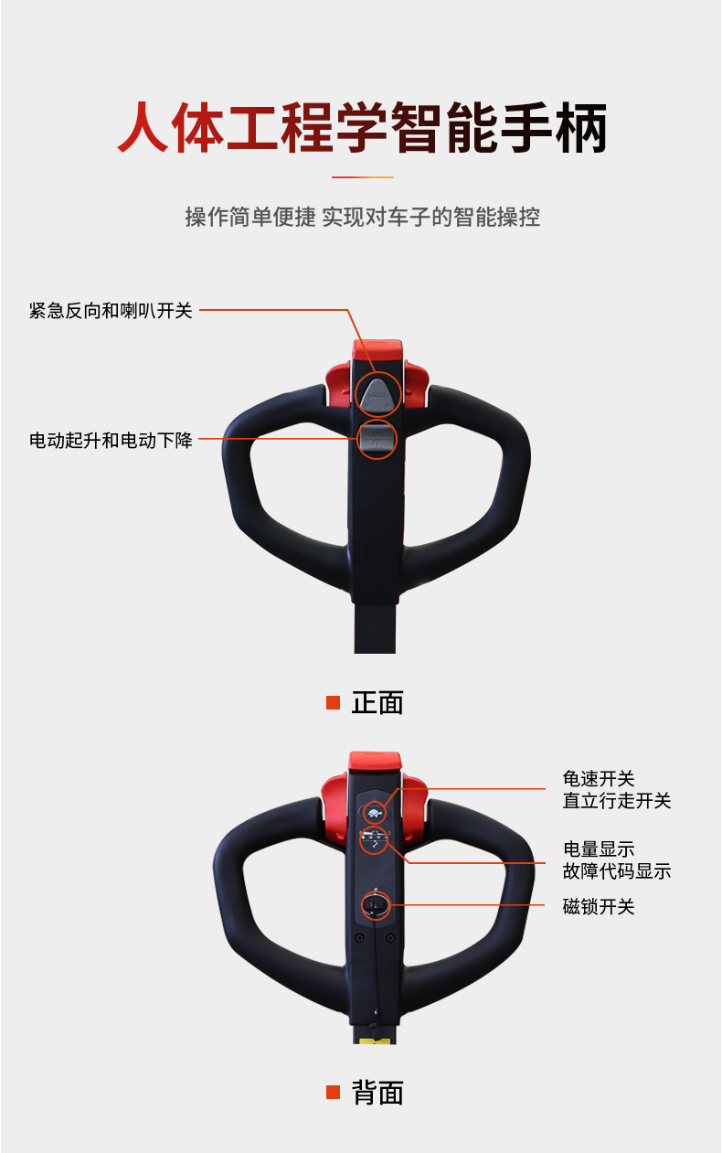 2吨诺力凌动步行式锂电池搬运车PTE20Q-A