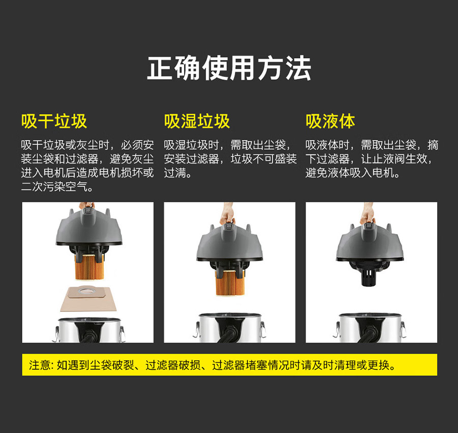 卡赫 紧凑型干湿两用吸尘器NT 30/1 Me Classic