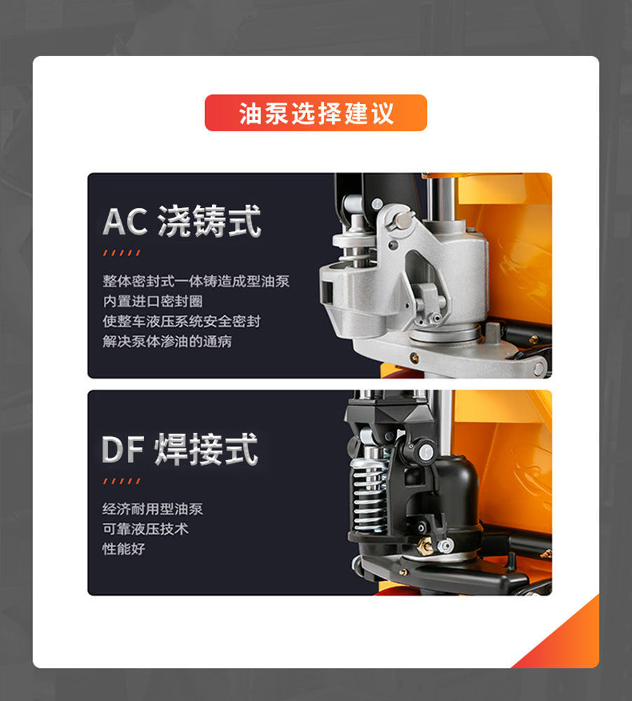 2诺力手动搬运车 焊接泵DFE20