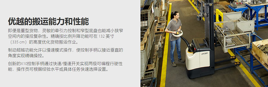 二手1.6吨科朗步行式货叉覆盖式堆高机ES4000-1.6
