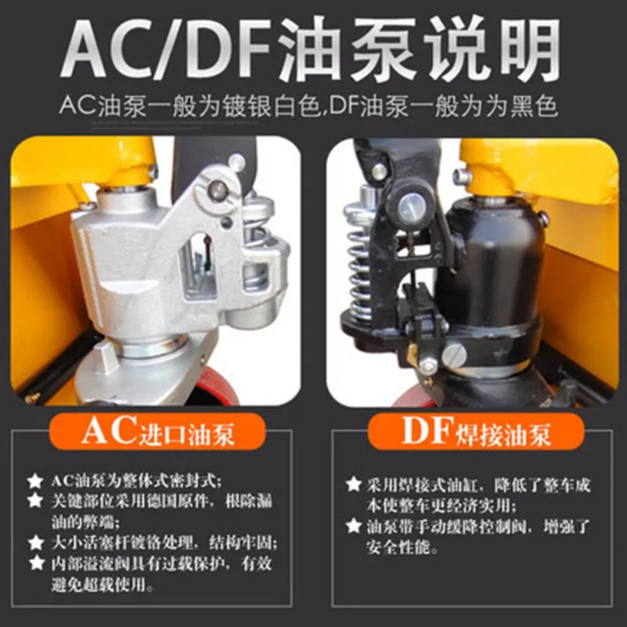 3吨诺力手动搬运车 整体泵AC30