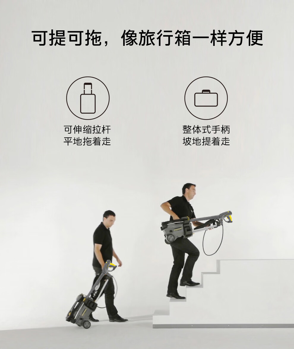 卡赫 便携式紧凑型冷水高压清洗机HD 5/11 P